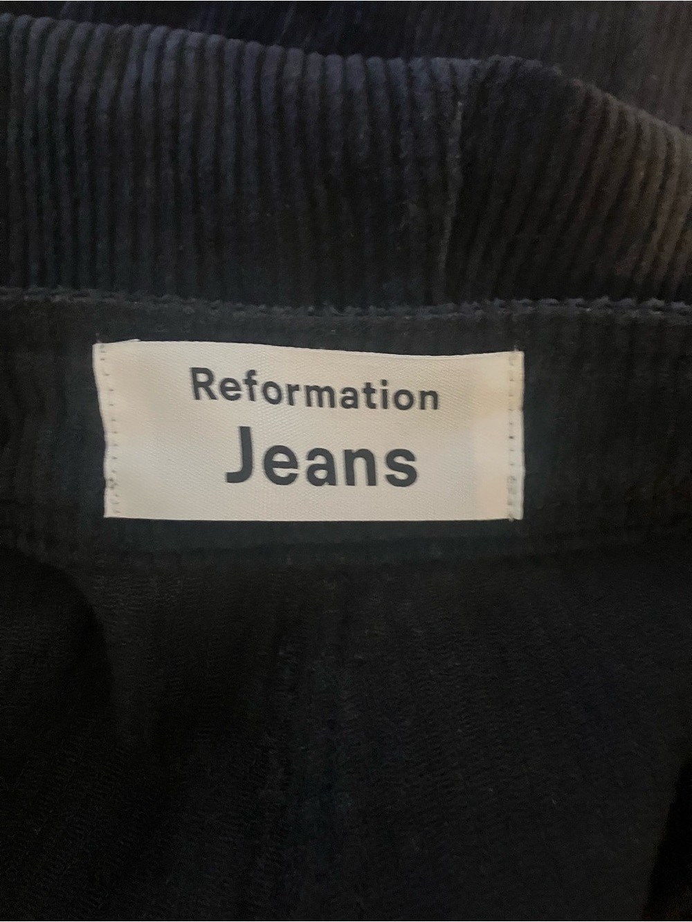 Reformation Womens Cassidy Black Corduroy Overalls Size 4 New Without Tags. - Picture 3 of 6